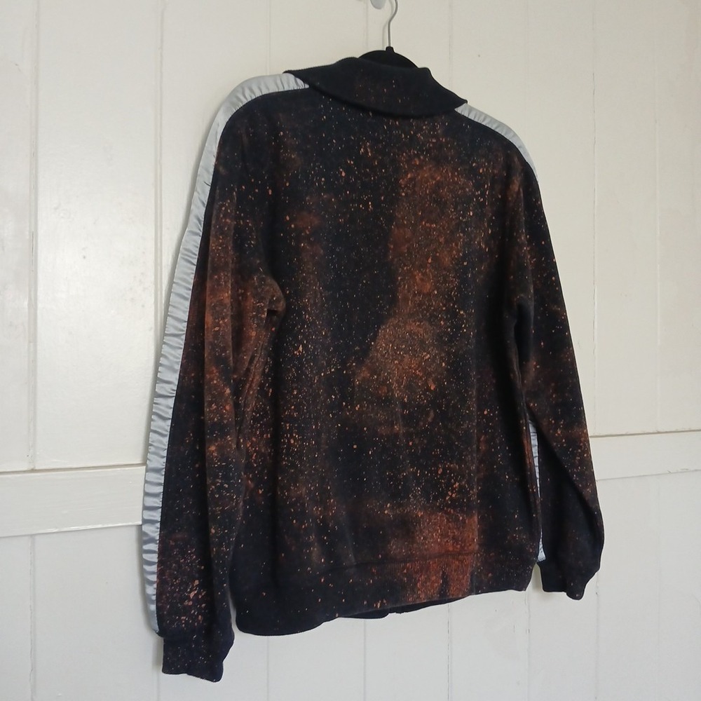 Harley-Davidson Jacket Satin Inset Soft Shell Women's XL Black Bleach Dye Marin - Picture 10 of 12